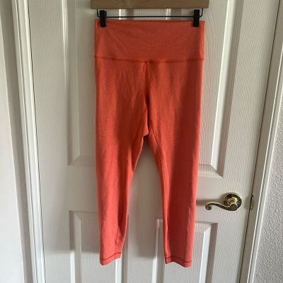 EUC Lululemon Orange Leggings Size 8